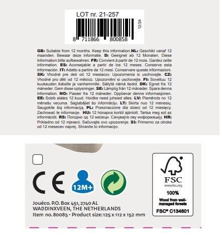 Drewniany labirynt przeplatanka słonik