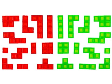 Strategiczna gra logiczna Układanka, Plansza + Klocki