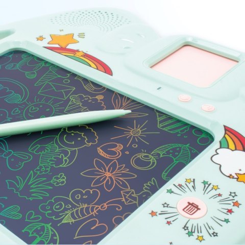 Tablica do rysowania Czytnik kart do nauki języka angielskiego 112 kart dwustronnych Sun Baby zielony