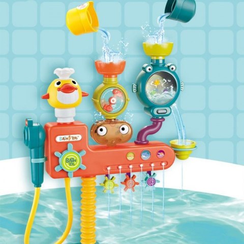WOOPIE BABY Zabawka do Kąpieli Kranik Prysznic Fontanna Przelewowa Kaczuszka