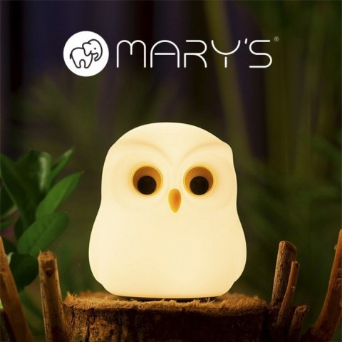 MARY'S MW20725 Lampka nocna led Sowa