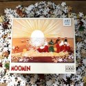 Puzzle artystyczne, muminki, 1000 el. - czerwone BARBO TOYS