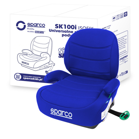 SK100iB I-Size IsoFix Sparco 125-150 cm (22-36 kg) fotelik samochodowy kolor Blue