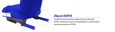 SK100iB I-Size IsoFix Sparco 125-150 cm (22-36 kg) fotelik samochodowy kolor Grey