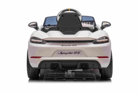 Pojazd Porsche Spyder RS 718 Biały sportowy samochód