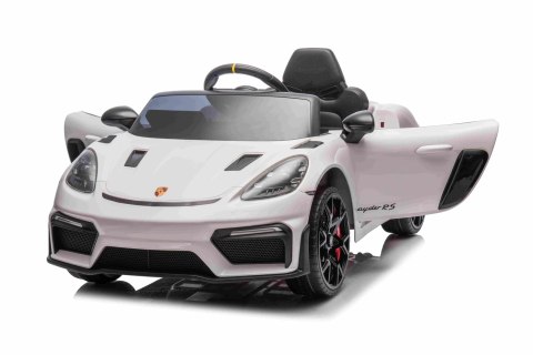 Pojazd Porsche Spyder RS 718 Biały sportowy samochód