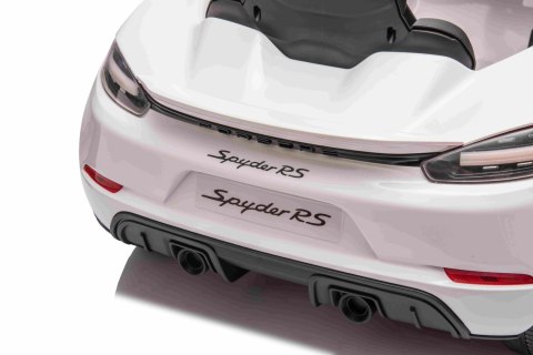 Pojazd Porsche Spyder RS 718 Biały sportowy samochód