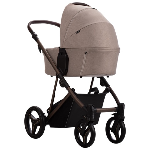 PELPASSO Bebetto 2w1 wózek wielofunkcyjny głęboko-spacerowy - 01/CHOCO/C.CZEK/FLEXY