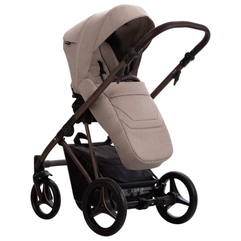 PELPASSO Bebetto 2w1 wózek wielofunkcyjny głęboko-spacerowy - 01/CHOCO/C.CZEK/FLEXY