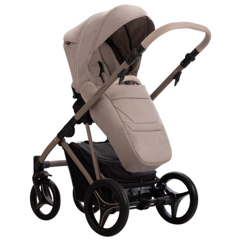 PELPASSO Bebetto 2w1 wózek wielofunkcyjny głęboko-spacerowy - 01/KASZMIR/LATTE/FLEXY