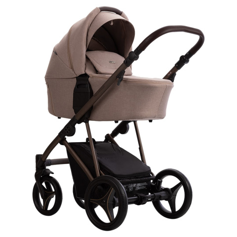 PELPASSO Bebetto 2w1 wózek wielofunkcyjny głęboko-spacerowy - PELPASSO - 02/CHOCO/C.CZEK/FLEXY