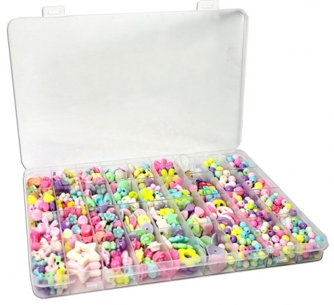 Zestaw do robienia biżuterii koraliki do nawlekania#G2