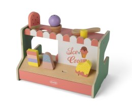 Drewniana lodziarnia sklep z lodami DANTOY