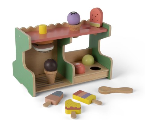 Drewniana lodziarnia sklep z lodami DANTOY