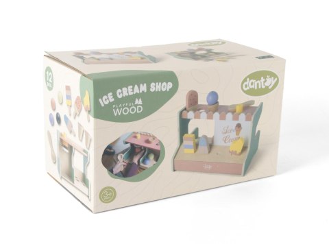 Drewniana lodziarnia sklep z lodami DANTOY