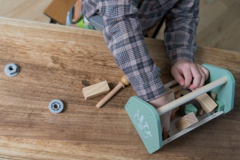 Drewniana skrzynka z narzędziami DANTOY 26 części