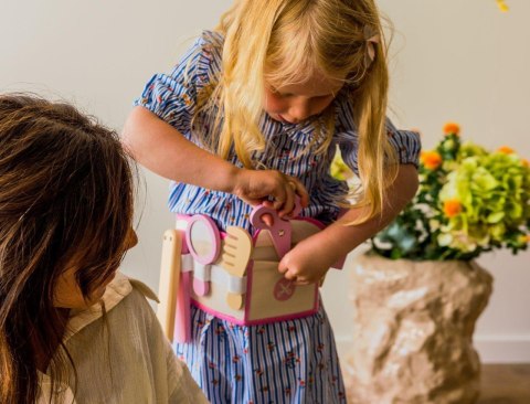 Drewniany zestaw MAŁY FRYZJER dla dzieci DANTOY