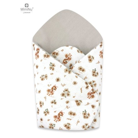 KIECZMERSKI Rożek usztywniony 75x75 cm MIMINU DESIGN Kaczuszki beż bawełna 100%