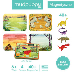 Mudpuppy Magnetyczne konstrukcje Dinozaury 6+