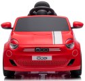 Auto na akumulator Jeździk FIAT 500 Elektro - czerwony