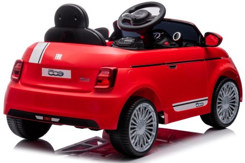 Auto na akumulator Jeździk FIAT 500 Elektro - czerwony