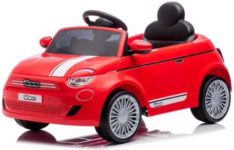 Auto na akumulator Jeździk FIAT 500 Elektro - czerwony