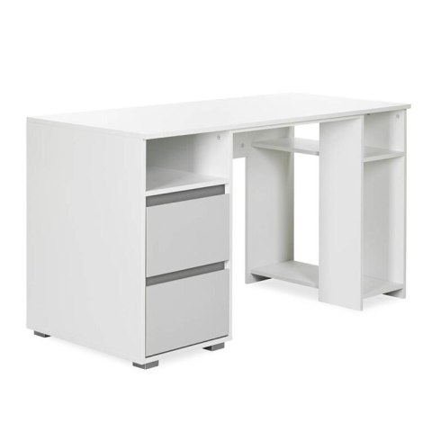 LITTLE SKY by KLUPŚ Biurko DALIA biel-popiel