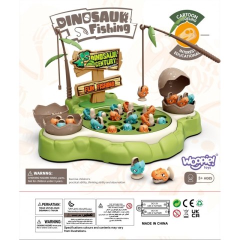 WOOPIE Gra Łowienie Dinozaurów Rybek 2 Wędki