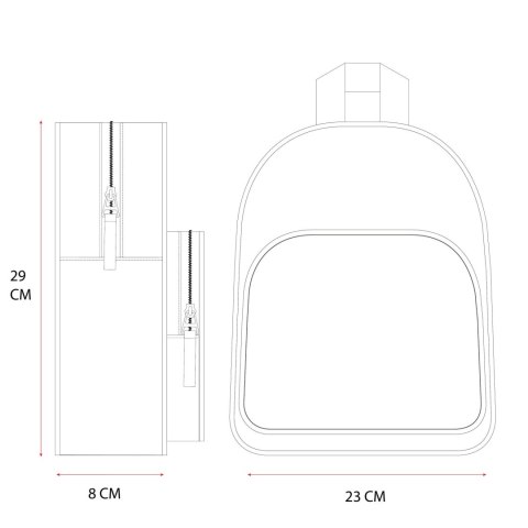 Plecak dla dzieci PRET Kotek Giggle pastel pink