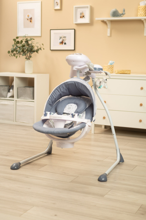 Raffi wysokiej klasy huśtawka elektryczna dla niemowląt Caretero - Navy