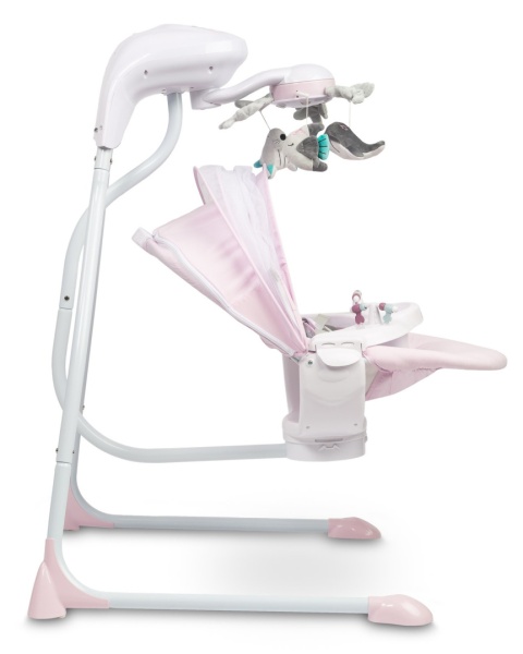 Raffi wysokiej klasy huśtawka elektryczna dla niemowląt Caretero - Pink