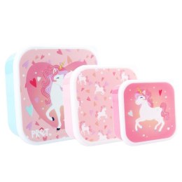 Snack box śniadaniówka 3w1 PRET Unicorn pink