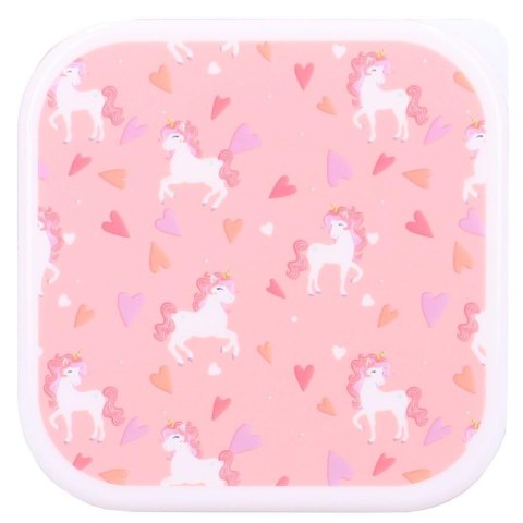 Snack box śniadaniówka 3w1 PRET Unicorn pink