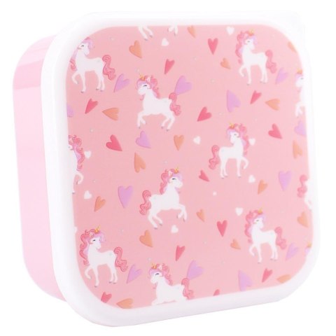 Snack box śniadaniówka 3w1 PRET Unicorn pink