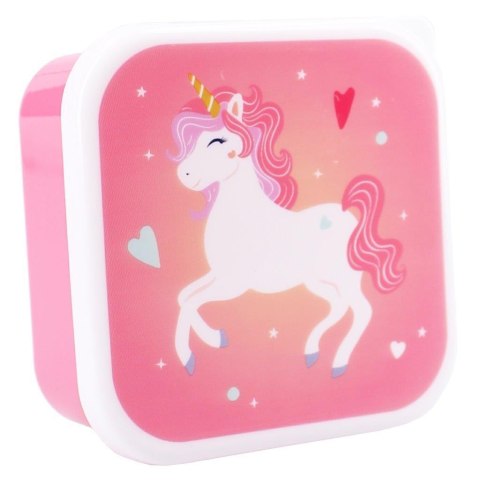 Snack box śniadaniówka 3w1 PRET Unicorn pink