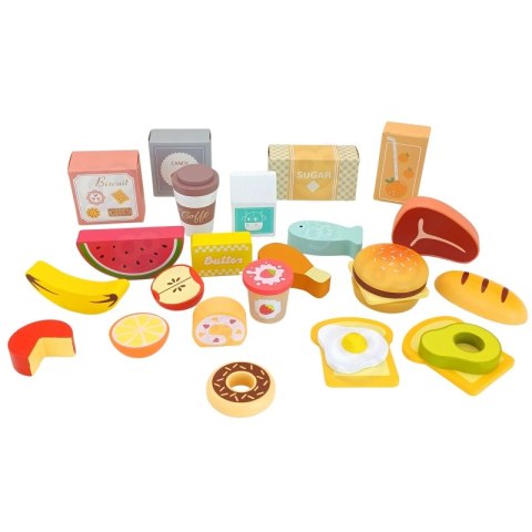 WOOPIE GREEN Duży Wielofunkcyjny Sklepik 5w1 Stragan Supermarket Restauracja Kawiarnia Kuchnia 73 el