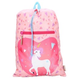 Worek plecak PRET Happy Unicorn pink
