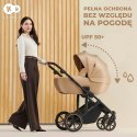 KINDERKRAFT Wózek wielofunkcyjny 3w1 PRIME 2 mink pro sandrose beige