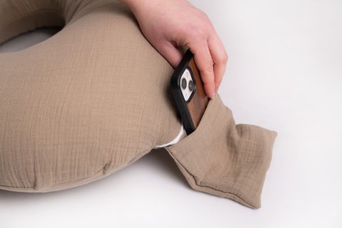 MATEX Poduszka pozycjonująca miniRELAX muślina 150 cm [TB0466_17] WYPRZEDAŻ