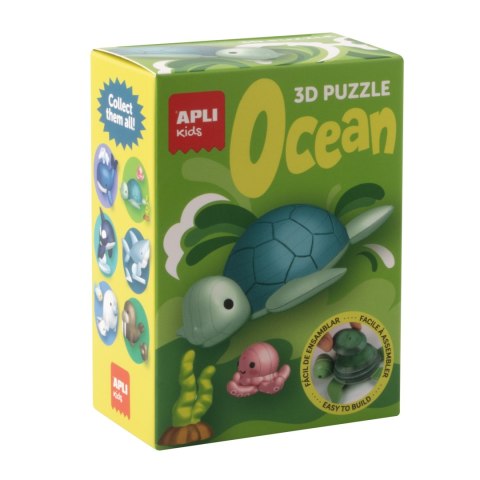 Puzzle 3D Apli Kids Ocean - Żółw