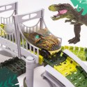 Tor wyścigowy dla dzieci duży 196 elementów Dinozaury akcesoria