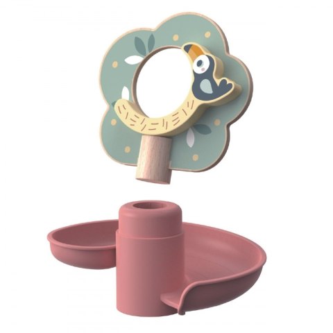 WOOPIE GREEN Drewniany Kulodrom Tor Kulkowy Sensoryczny Edukacyjny 6 el.