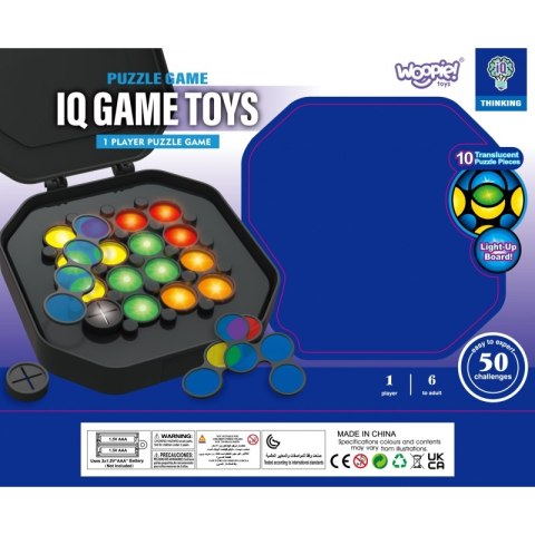 WOOPIE IQ Gra Logiczna "Ułóż Wzór" Trening Mózgu Nauka Mieszania Kolorów