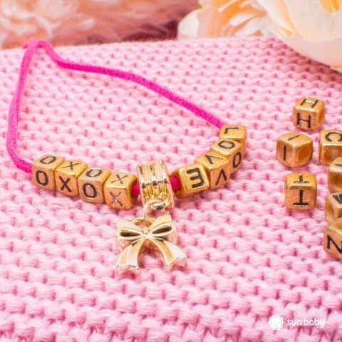 Zestaw kreatywny do robienia biżuterii Zawieszki koraliki - bransoletka 3 szt. & naszyjnik 2 szt.