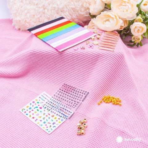 Zestaw kreatywny do robienia biżuterii Zawieszki koraliki - bransoletka 7 szt. & obręcz 8 szt.