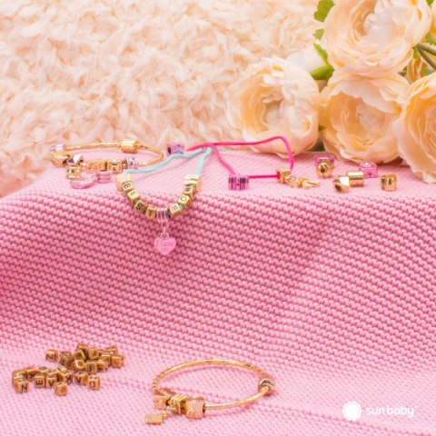 Zestaw kreatywny do robienia biżuterii Zawieszki koraliki - bransoletka & naszyjnik x 2 szt.