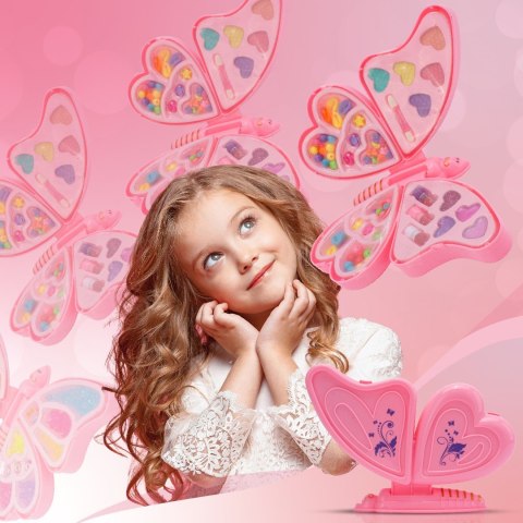 Zestaw kreatywny do robienia bransoletek naszyjników biżuterii koraliki charmsy make up Motyl 2