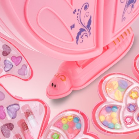 Zestaw kreatywny do robienia bransoletek naszyjników biżuterii koraliki charmsy make up Motyl 2