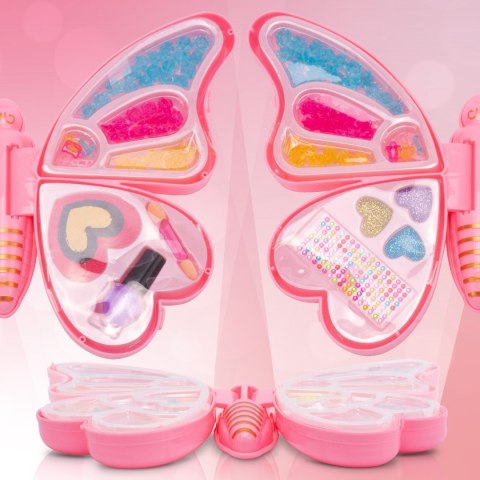 Zestaw kreatywny do robienia bransoletek naszyjników biżuterii koraliki charmsy make up Motyl 4