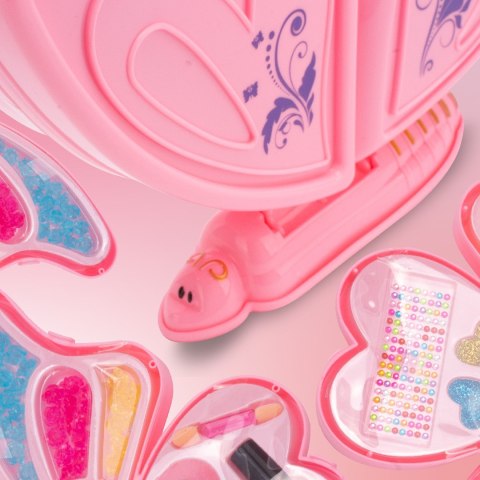 Zestaw kreatywny do robienia bransoletek naszyjników biżuterii koraliki charmsy make up Motyl 4